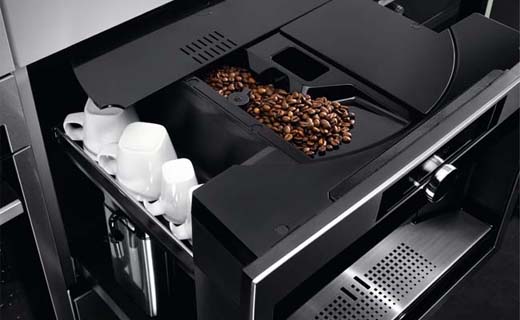 Inbouw koffiezetapparaat is een praktische eyecatcher -