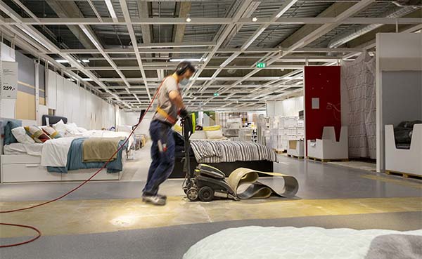 Waarnemen Magazijn deksel Tarkett recycleert vloer voor IKEA in Aarlen - bouwenwonen.net