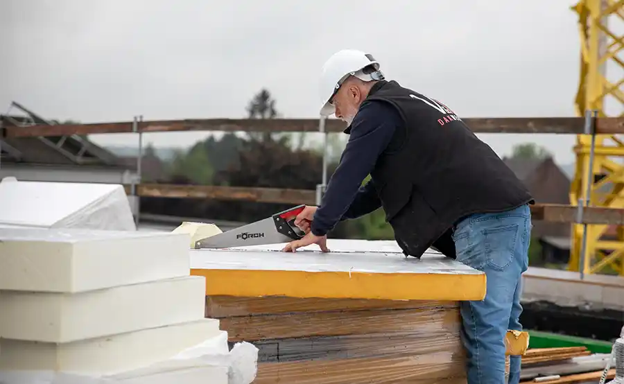 Perfect bruikbare isolatie gered uit de verbrandingsoven