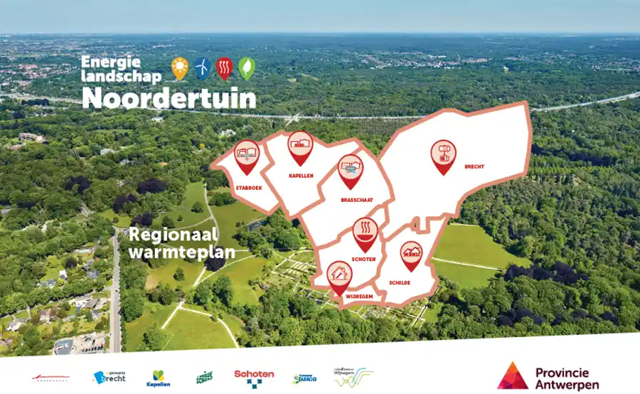 Fossielvrije verwarming met regionaal warmteplan in Noorden van Antwerpen