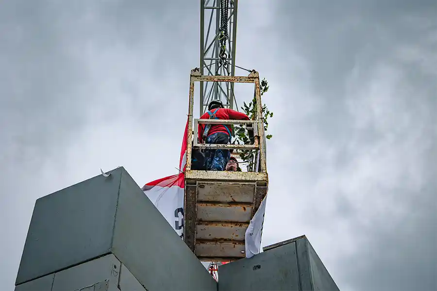 Hoost, een iconisch nieuwbouwproject in Knokke-Heist, bereikt hoogste punt