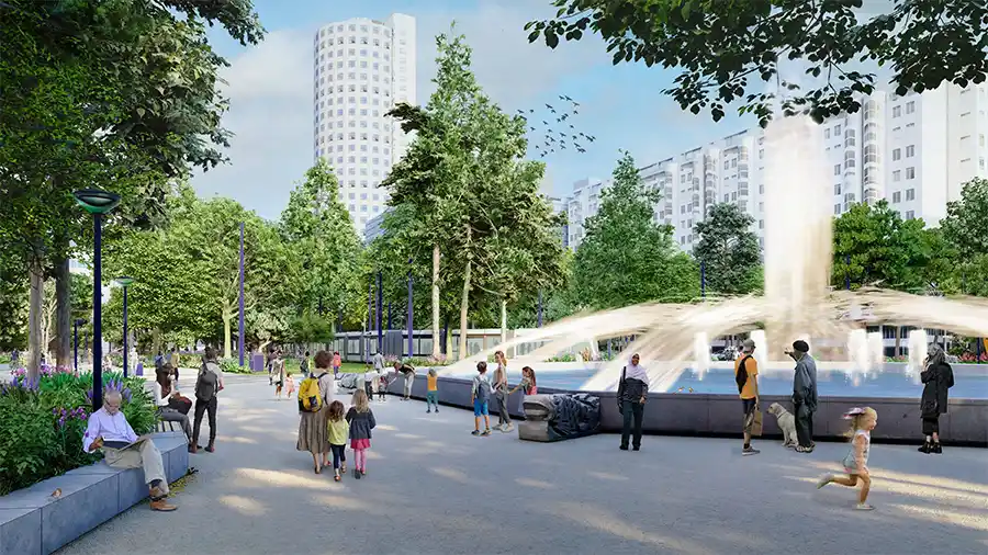 BAM wint gunning herinrichting Hofplein Rotterdam