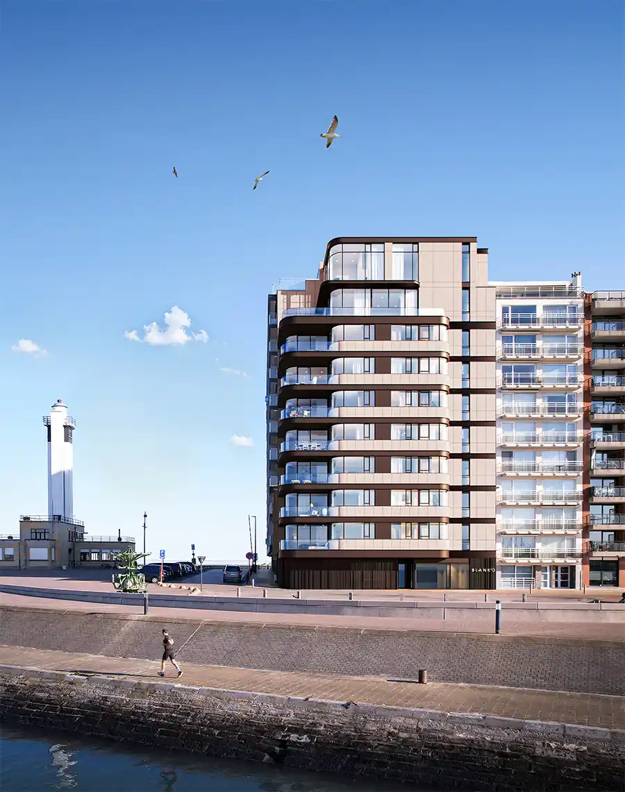 Exclusief nieuwbouwproject Blank'O Blankenberge gaat in de verkoop