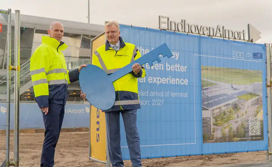 Bouw uitbreiding terminal Eindhoven Airport gaat van start