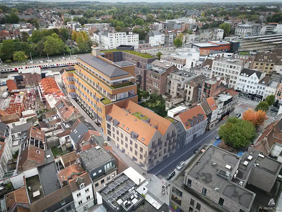 Belgacomtoren wordt Techtower, een hoogwaardige studentenresidentie met 105 kamers