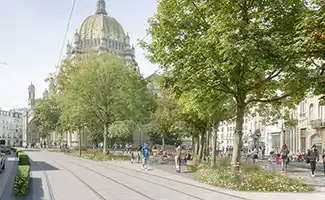 Koninginneplein in Schaarbeek krijgt vorstelijke opknapbeurt