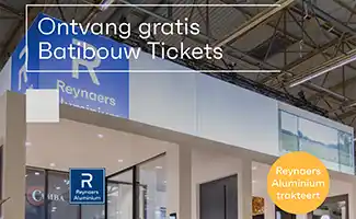 Reynaers Aluminium wordt 60 jaar en trakteert op gratis Batibouw tickets